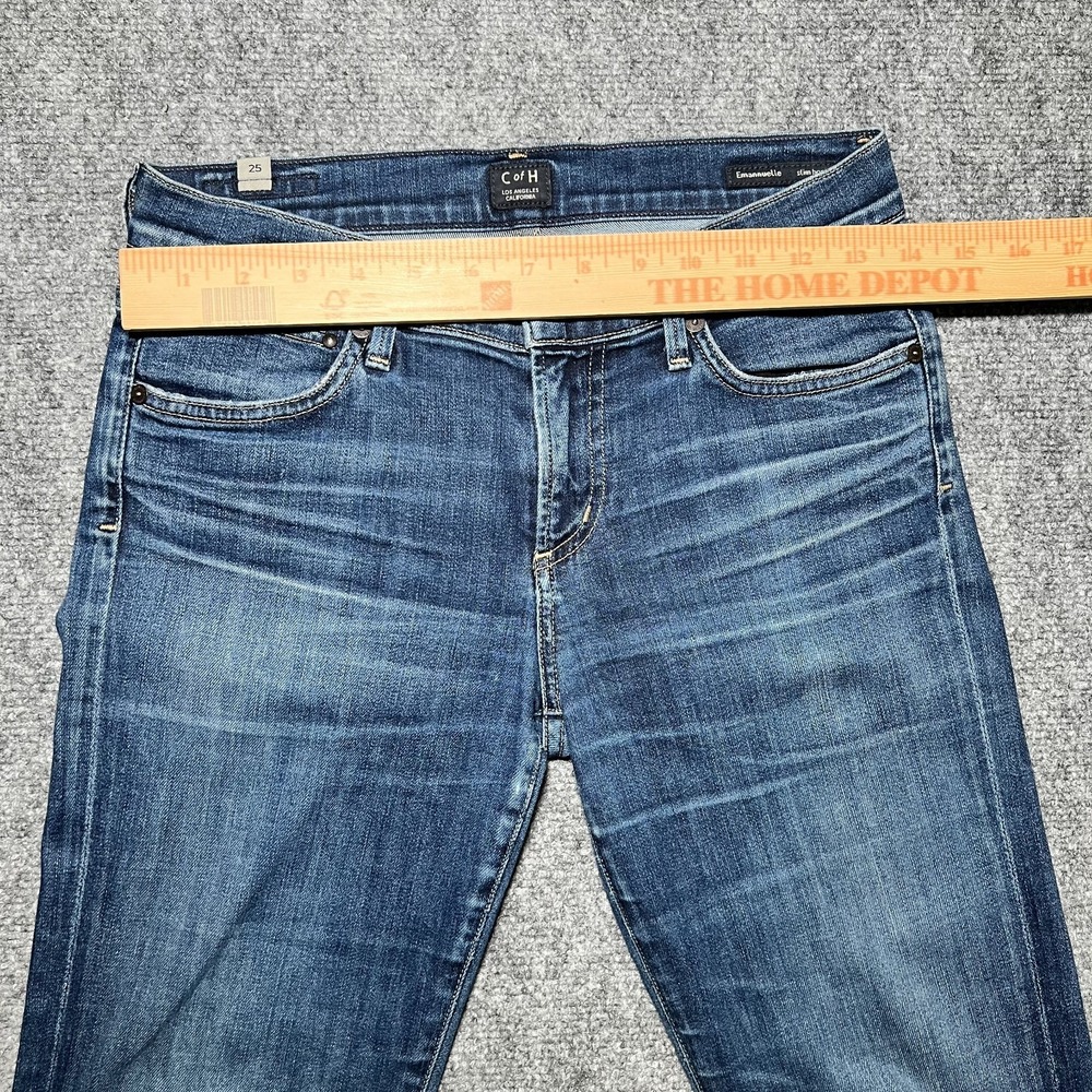 Citizens of Humanity Emmanuelle Slim Boot Jeans Size 25 Med Wash Flared (28x32) - Picture 6 of 12